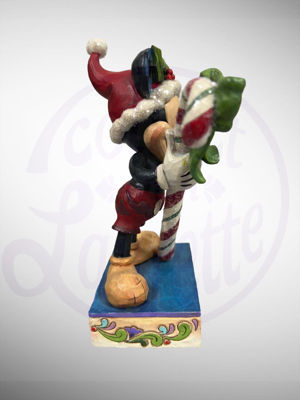 Jim Shore Disney Traditions - Sweet Greetings Mickey Mouse Christmas Figurine (No Box)