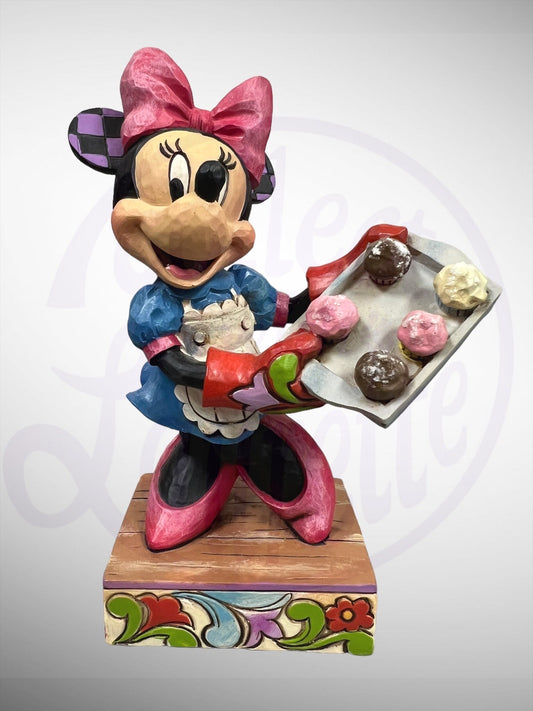 Jim Shore Disney Traditions - Sugar, Spice, and Everything Nice Minnie Mouse Figurine (No Box)