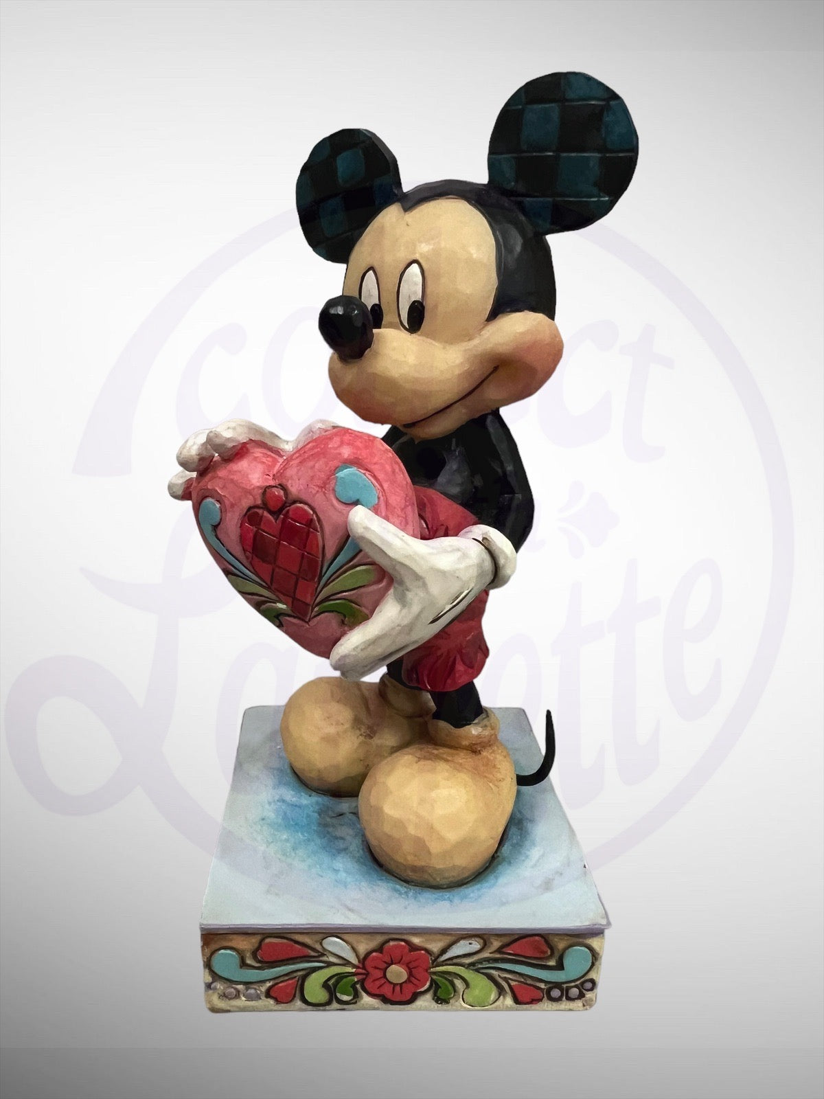 Jim Shore Disney Traditions - A Gift of Love Mickey Mouse Figurine (No Box)