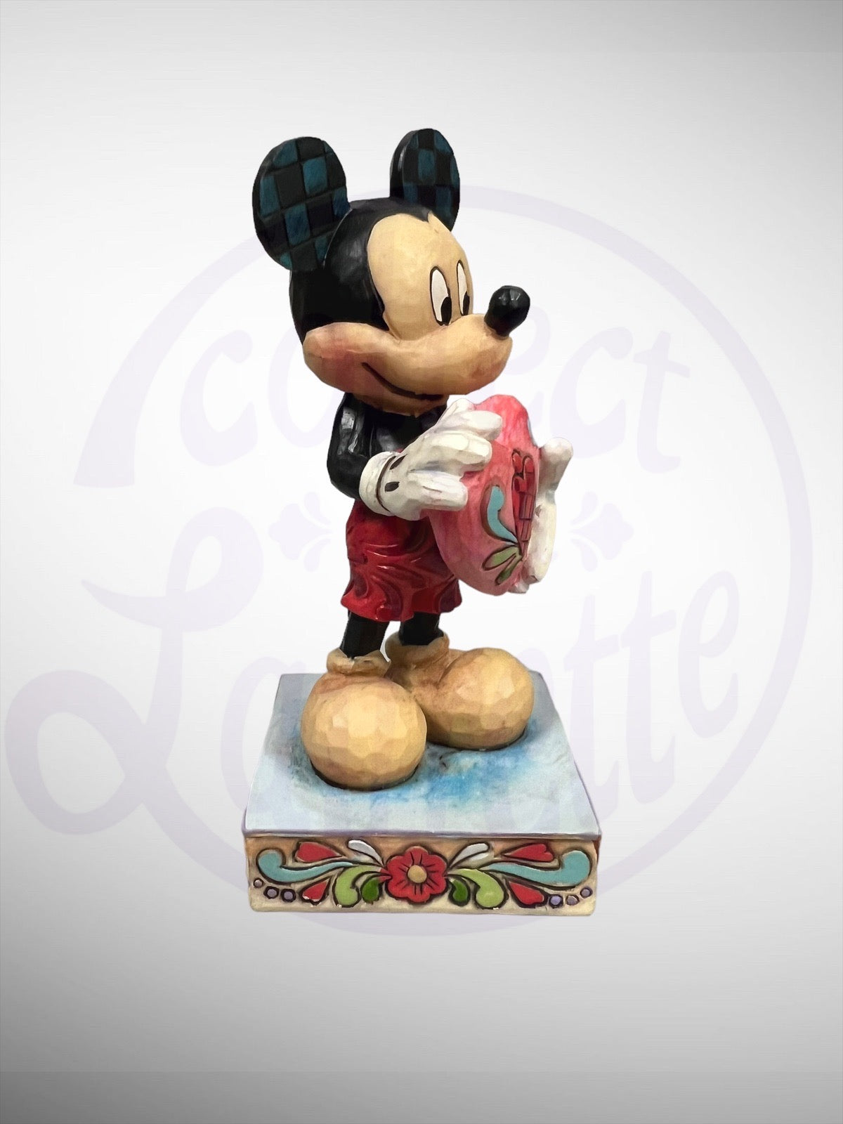 Jim Shore Disney Traditions - A Gift of Love Mickey Mouse Figurine (No Box)