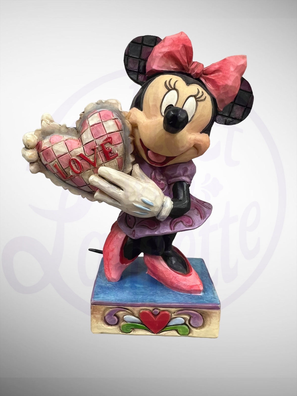 Jim Shore Disney Traditions - My Love Minnie Mouse Figurine (No Box)