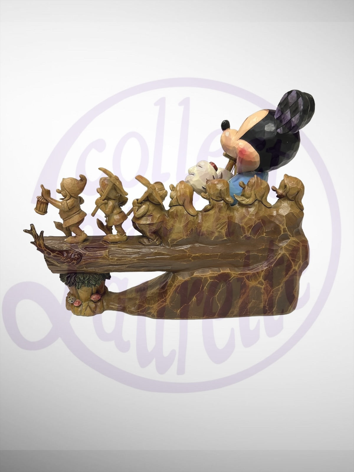 Jim Shore Disney Traditions - Celebrating 10 Years of Disney Traditions Mickey carving Dwarfs Figurine