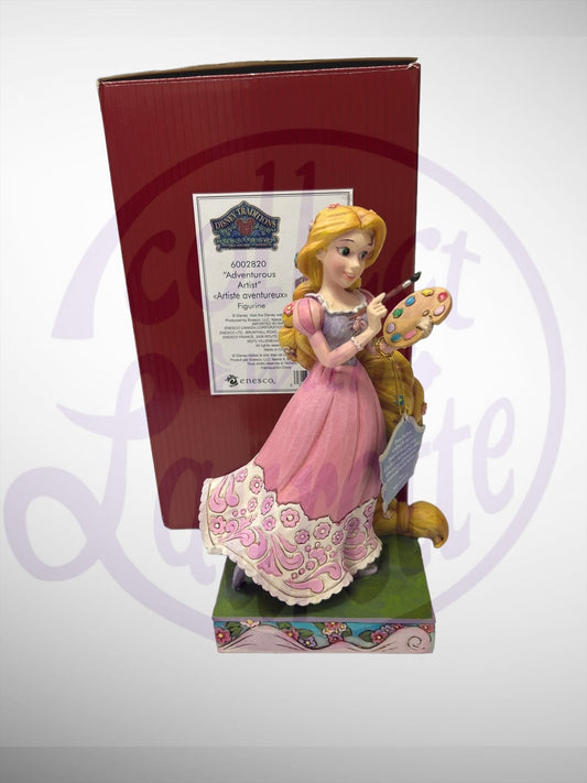 Jim Shore Disney Traditions - Adventurous Artist Rapunzel Figurine