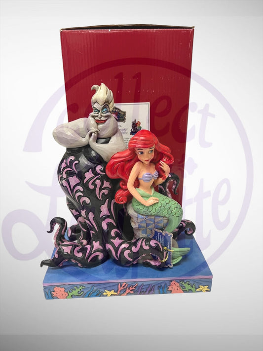 Jim Shore Disney Traditions - Wicked and Wishful Ariel Ursula Figurine