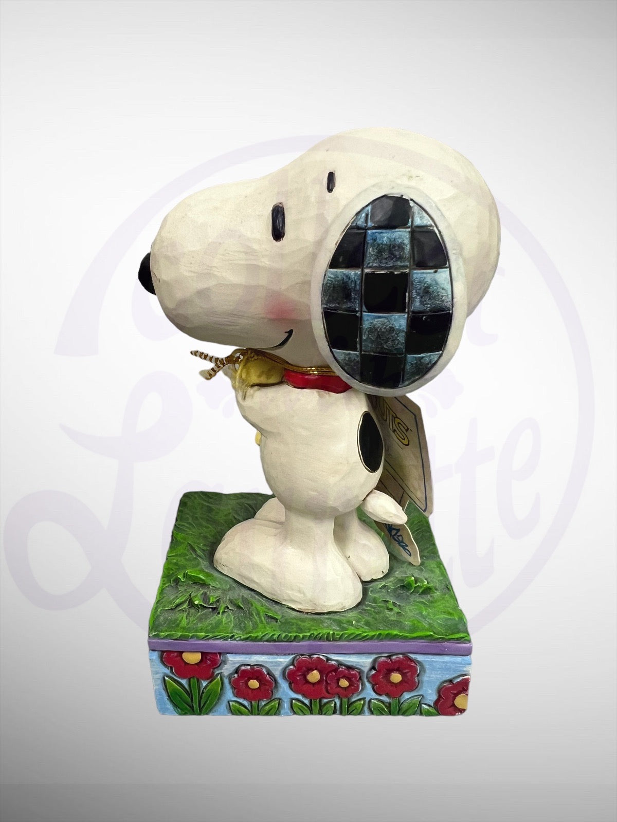 Jim Shore Peanuts - Hug Time Snoopy Woodstock Figurine