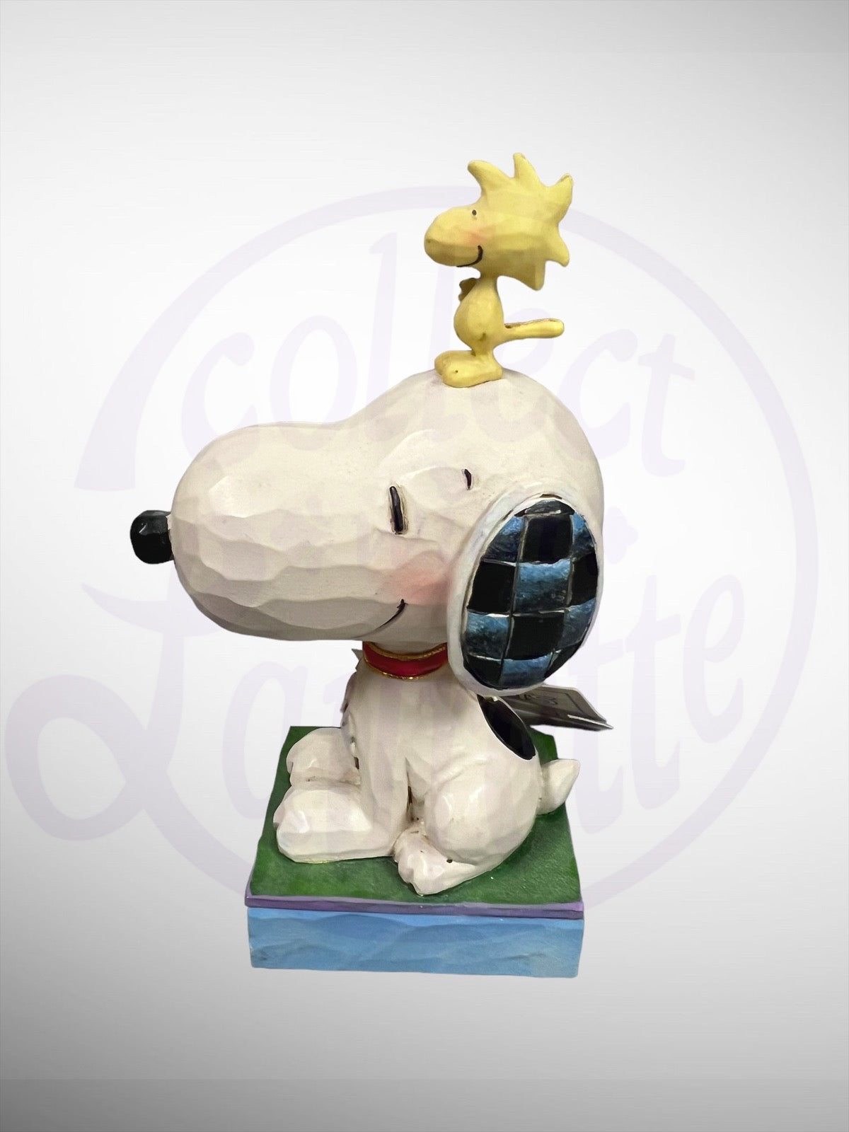 Jim Shore Peanuts - My Best Friend Snoopy Woodstock Figurine