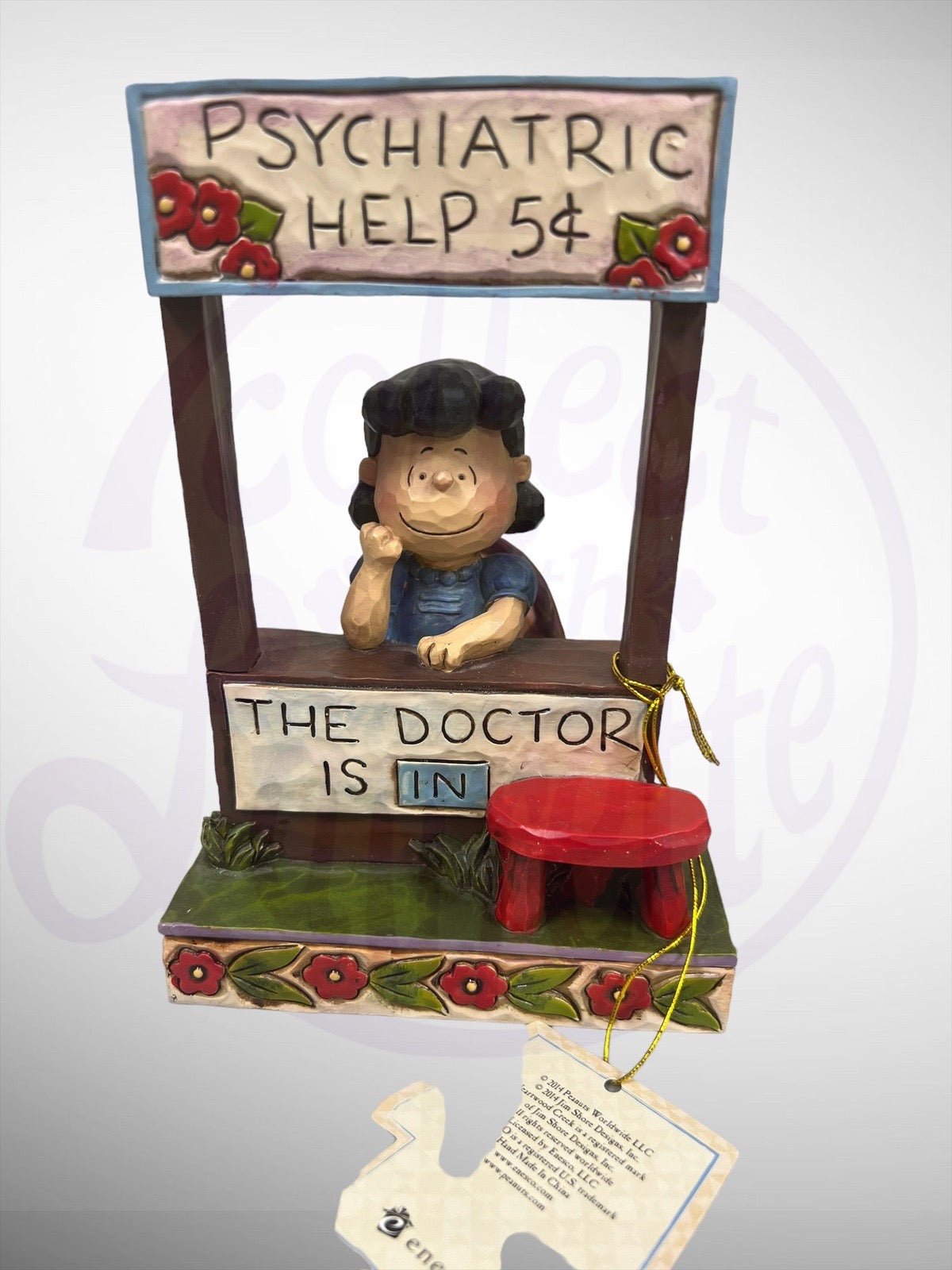 Jim Shore Peanuts - The Doctor Is In Lucy Psychiatric Help Figurine