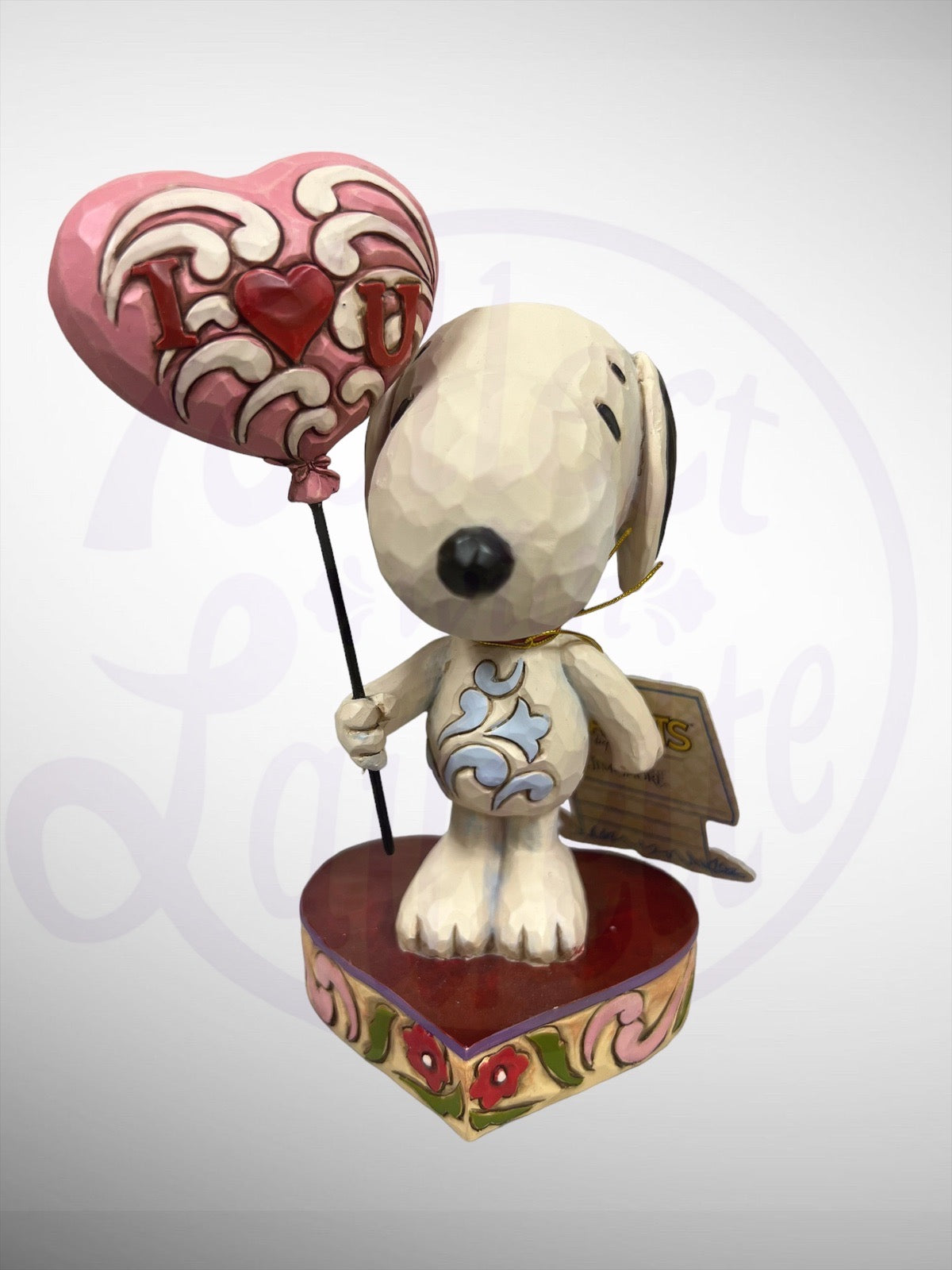 Jim Shore Peanuts - I Heart U Snoopy Balloon Figurine