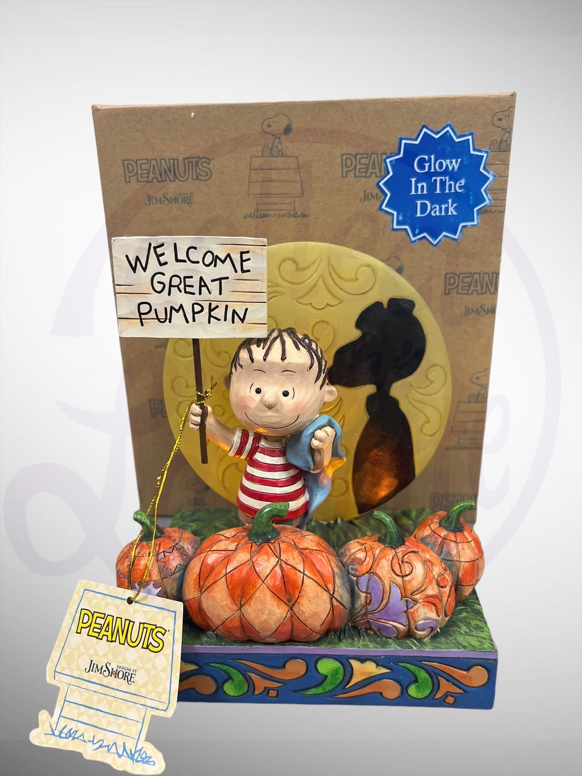 Jim Shore Peanuts - Welcome Great Pumpkin Linus Halloween Figurine