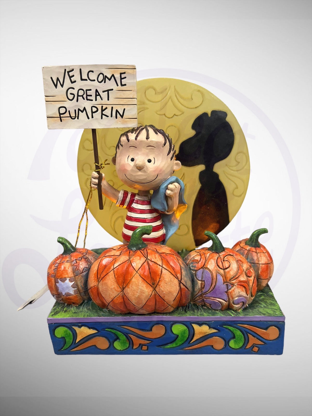 Jim Shore Peanuts - Welcome Great Pumpkin Linus Halloween Figurine