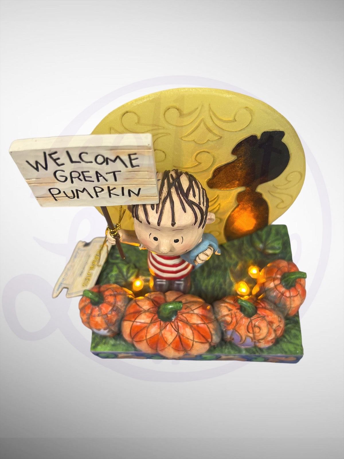 Jim Shore Peanuts - Welcome Great Pumpkin Linus Halloween Figurine