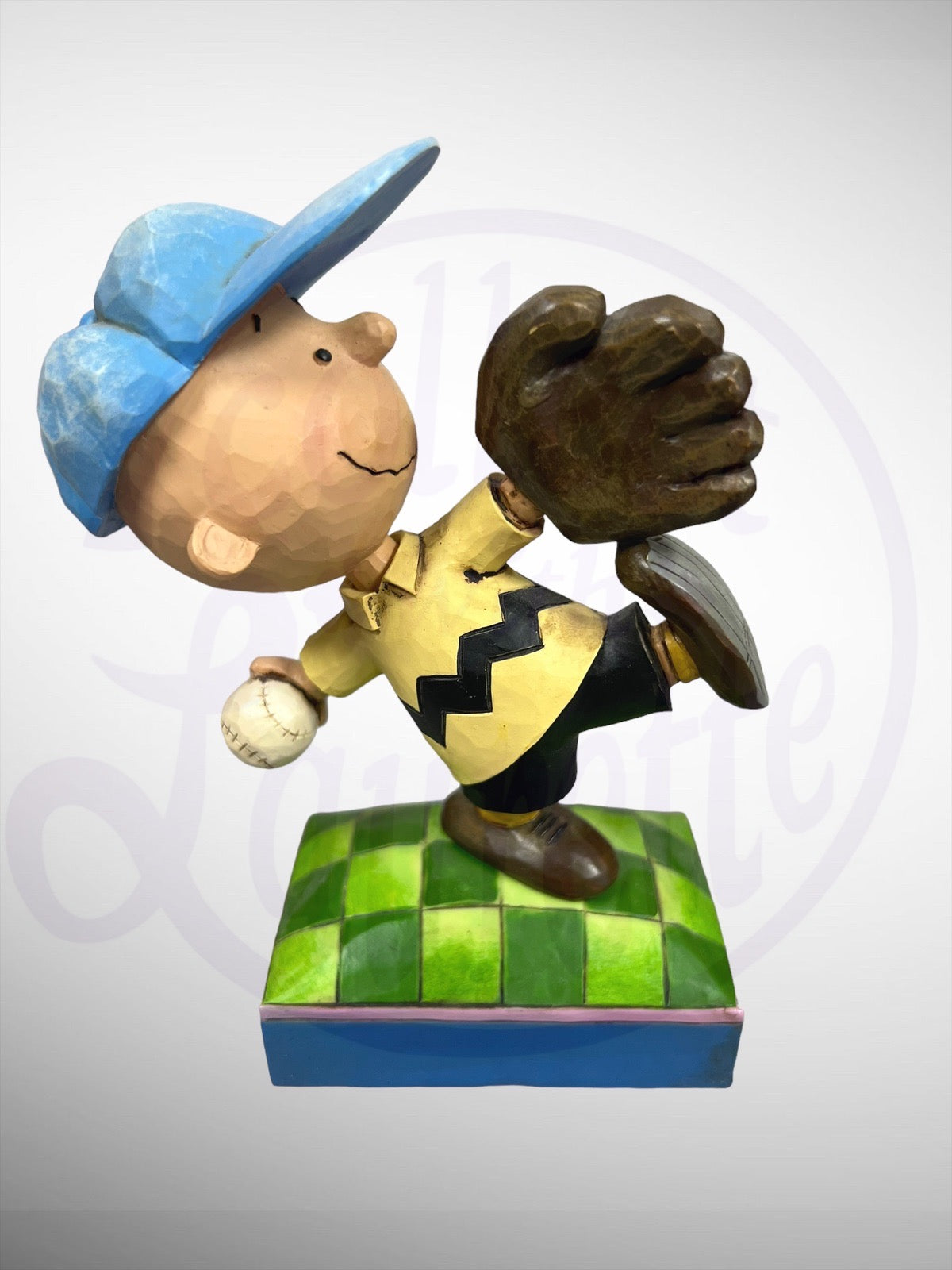 Jim Shore Peanuts - Perfect Pitch Charlie Brown Baseball Figurine