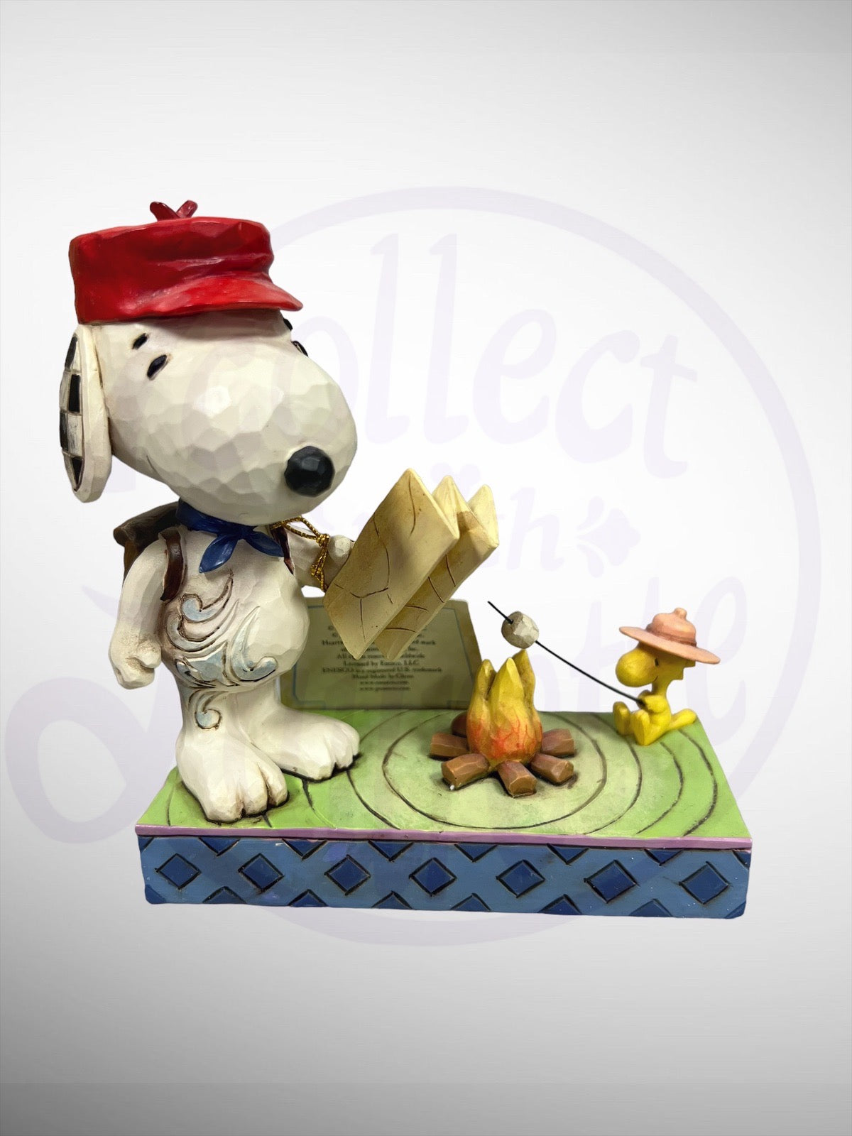 Jim Shore Peanuts - Campfire Friends Snoopy Woodstock Figurine