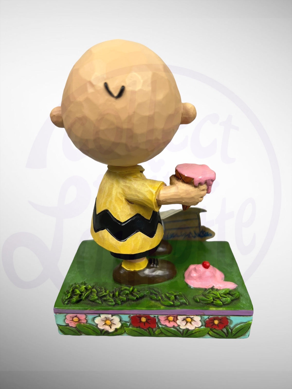 Jim Shore Peanuts - Melting Point Charlie Brown Ice Cream Figurine