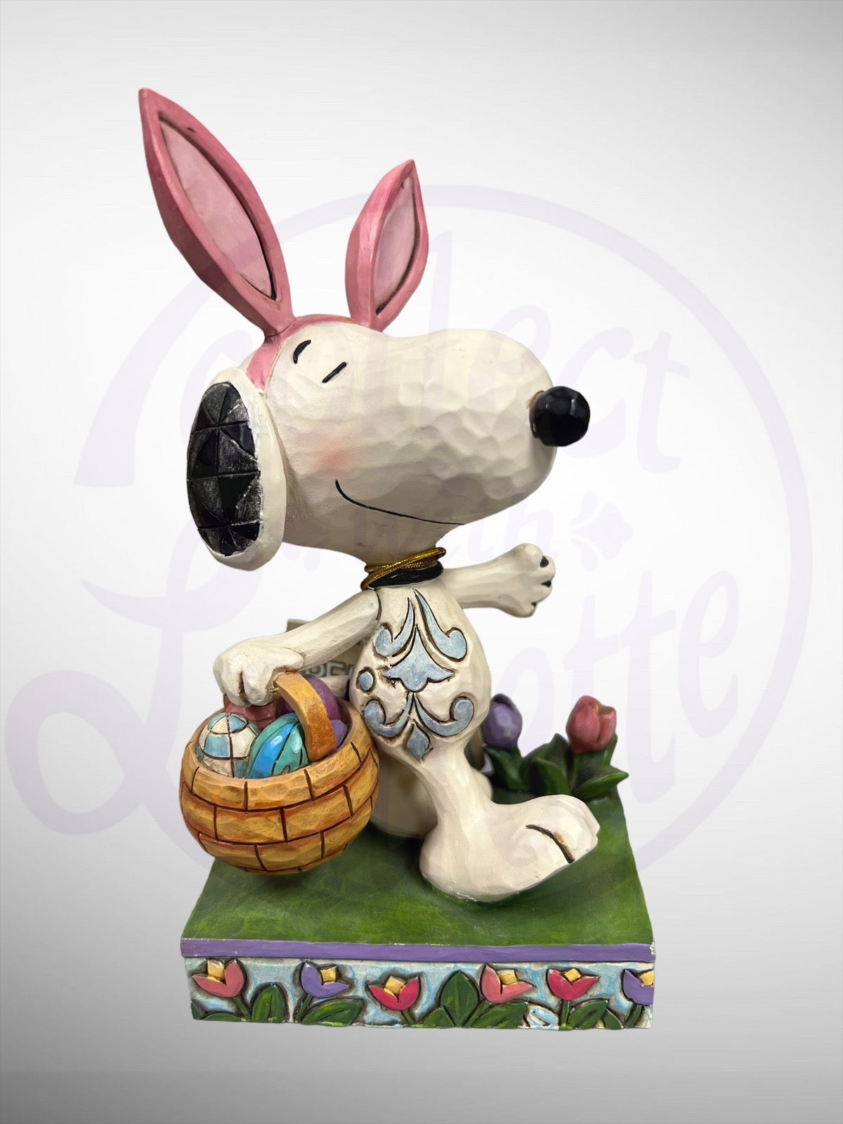 Jim Shore Peanuts - Happy Easter Snoopy Bunny Figurine