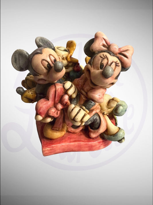 Harmony Kingdom Box - Disney Be My Valentine! Mickey and Minnie Figurine No Box