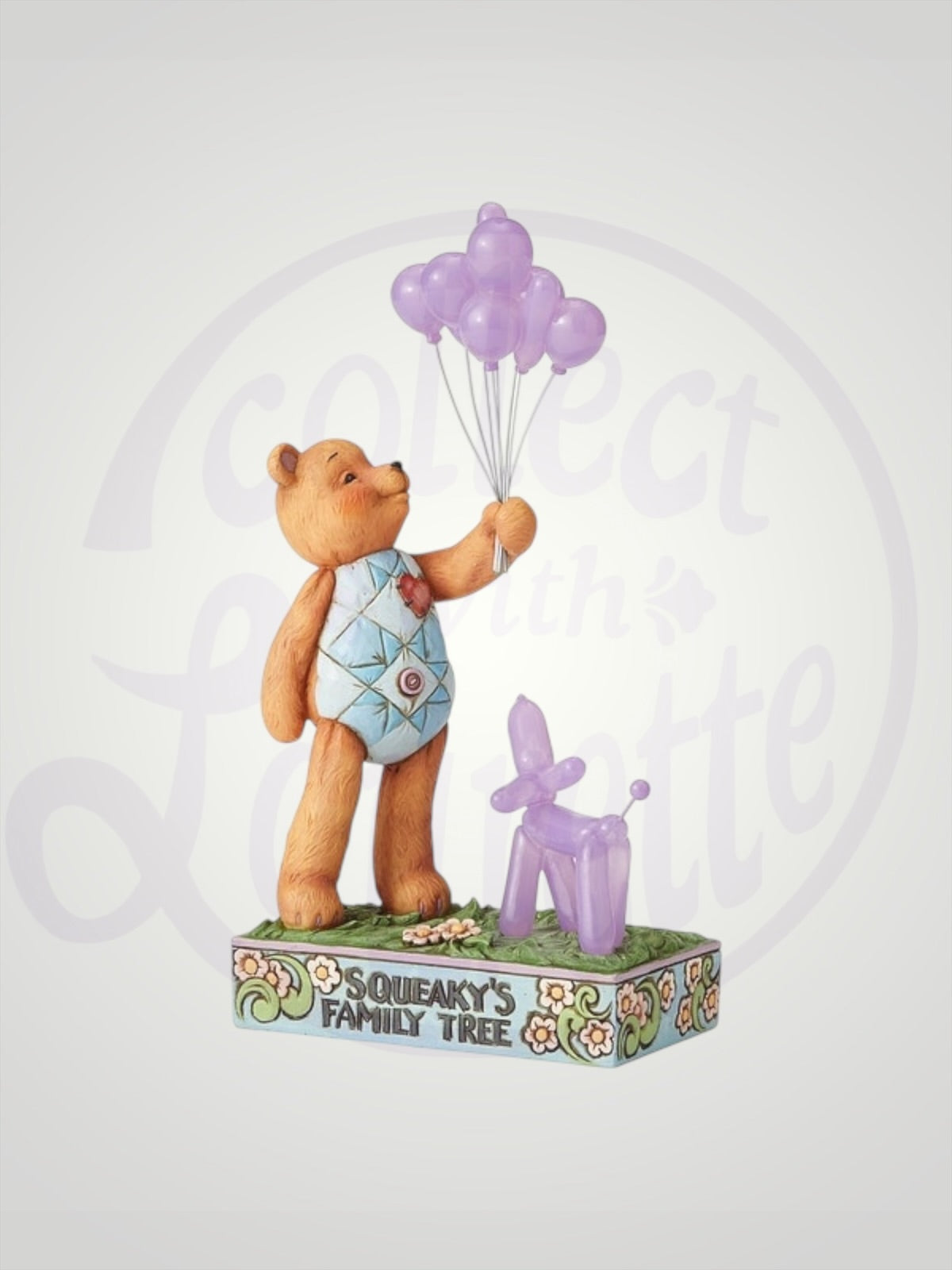 Jim Shore Button and Squeaky - Squeaky's Family Tree Figurine