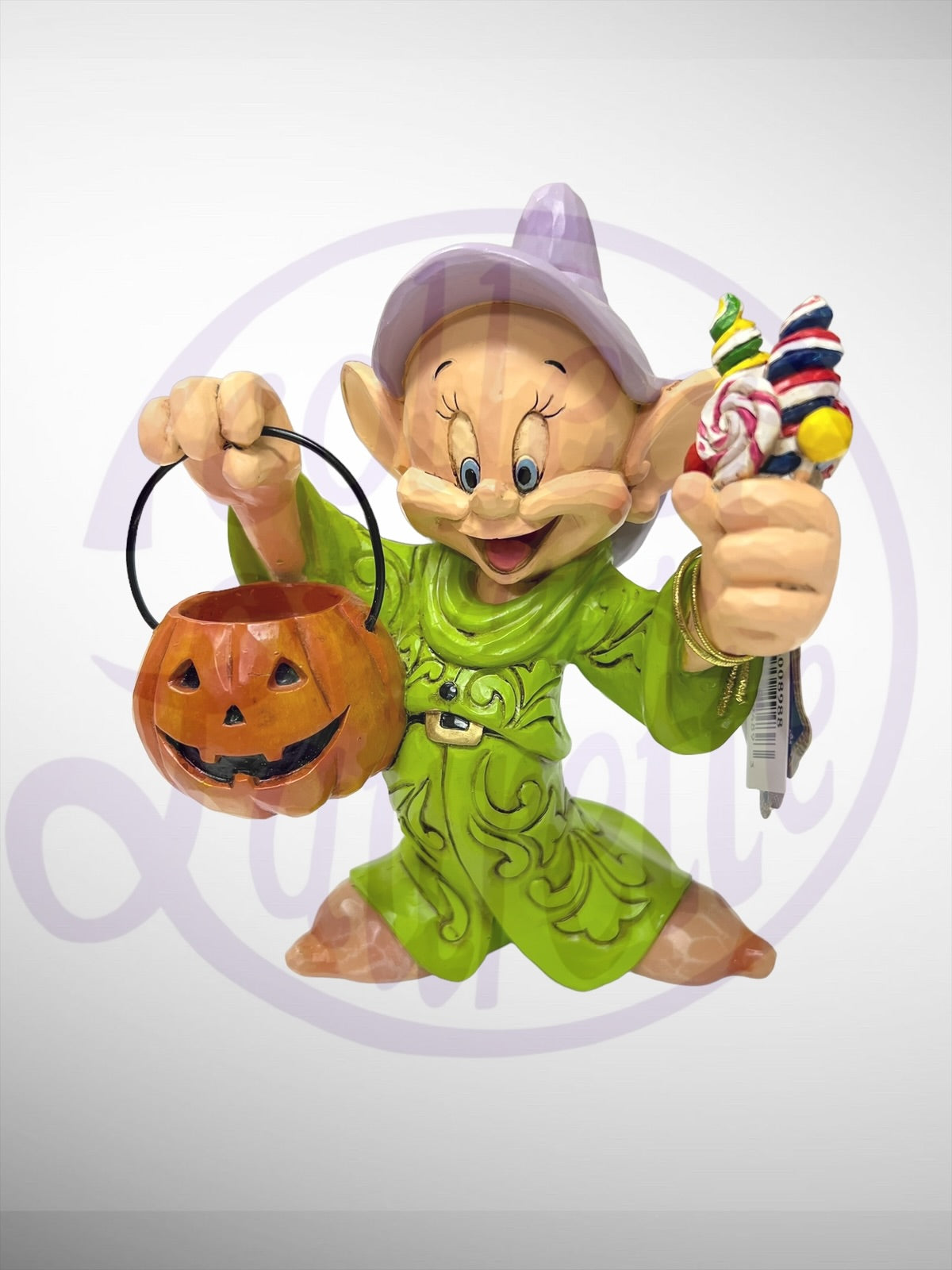 Jim Shore Disney Traditions - Cheerful Candy Collector Dopey Halloween Figurine