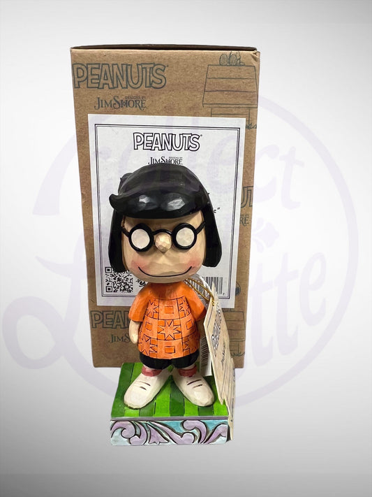 Jim Shore Peanuts - Modest Marcie Personality Pose Figurine