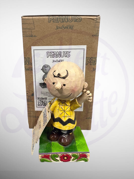 Jim Shore Peanuts - Good Man Charlie Brown Personality Pose Figurine