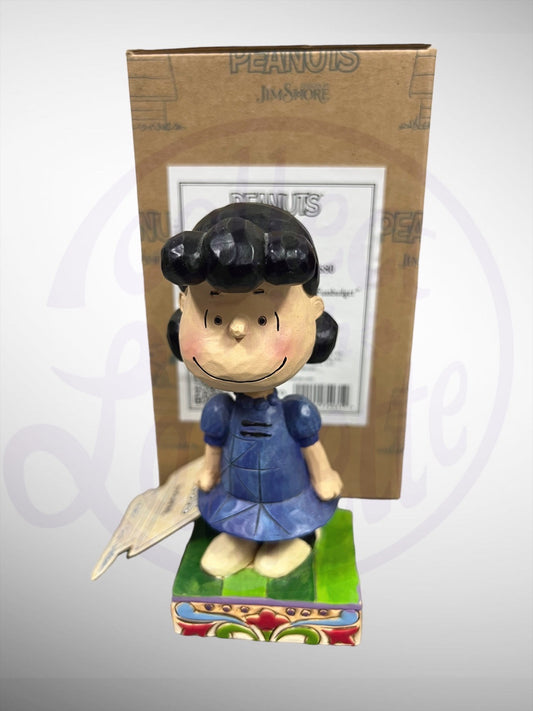 Jim Shore Peanuts - Little Miss Fussbudget Lucy Personality Pose Figurine