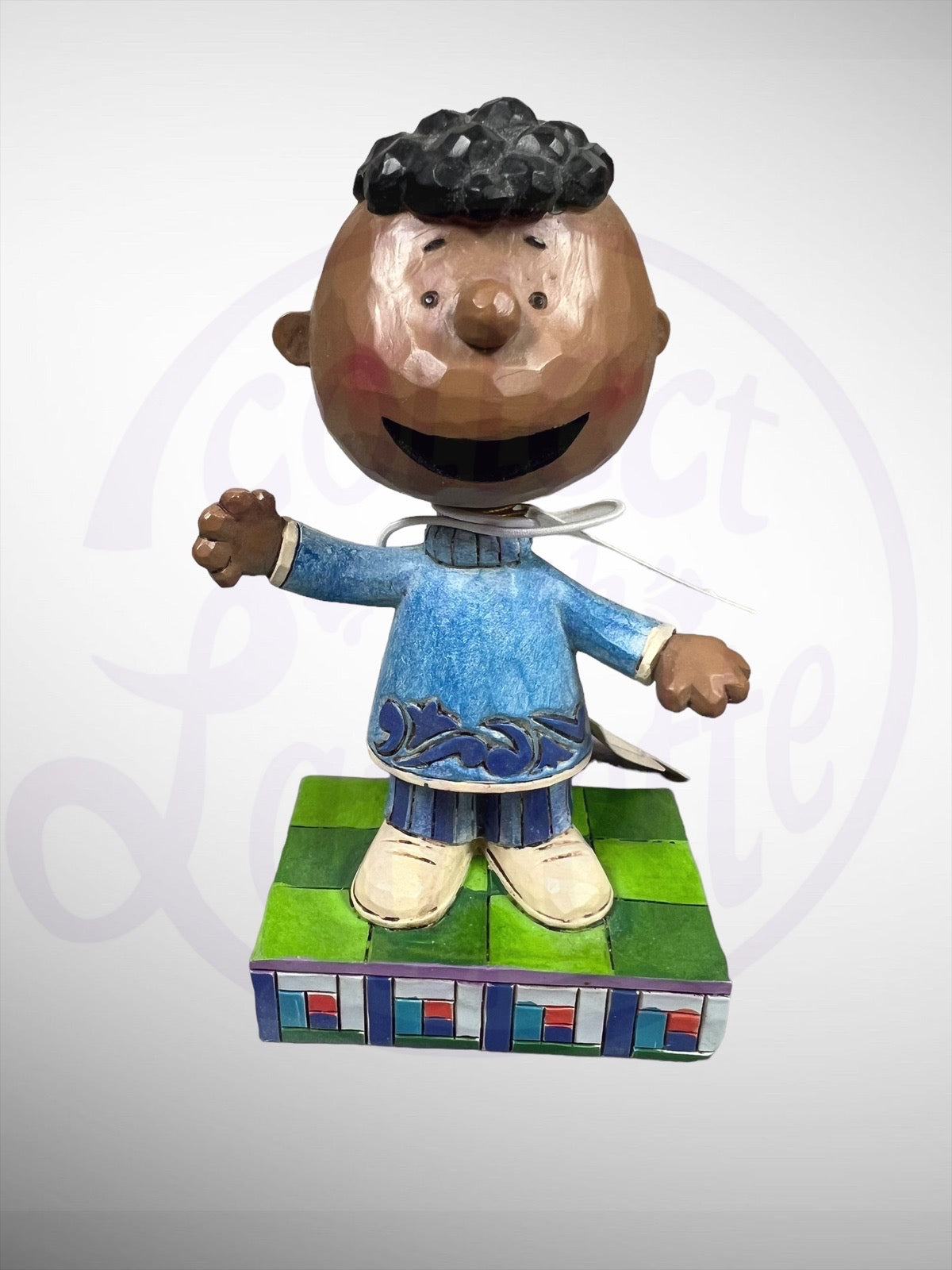 Jim Shore Peanuts - Friendly Franklin Personality Pose Figurine