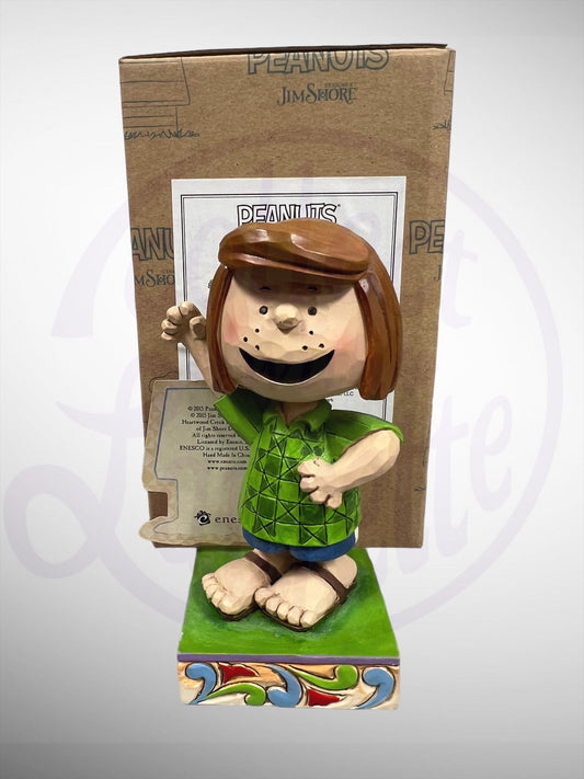 Jim Shore Peanuts - Fun Friend Peppermint Patty Personality Pose Figurine
