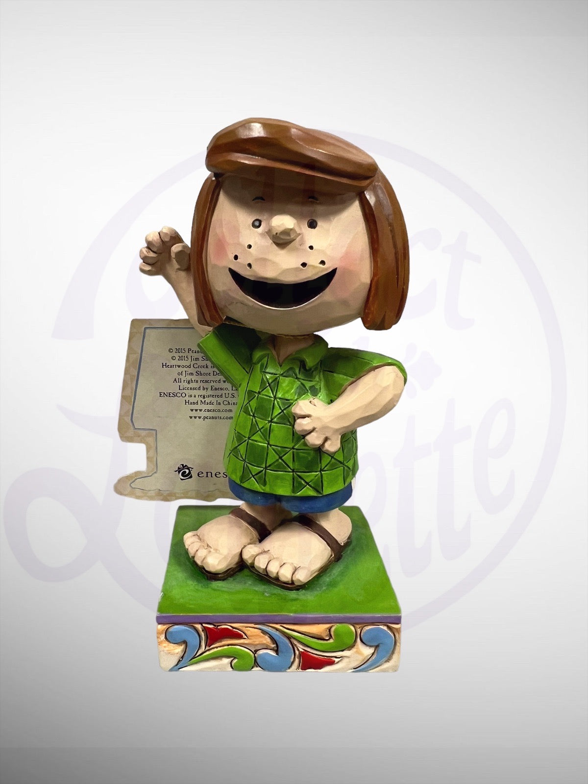 Jim Shore Peanuts - Fun Friend Peppermint Patty Personality Pose Figurine