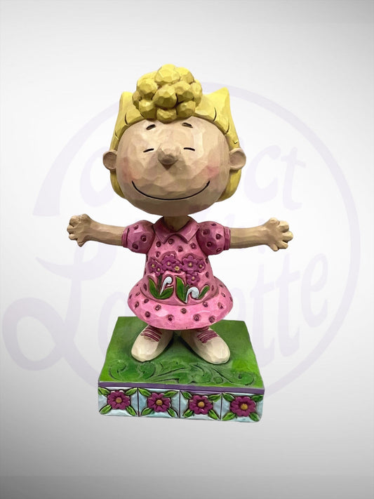 Jim Shore Peanuts - Sassy Sally Personality Pose Figurine (No Box)