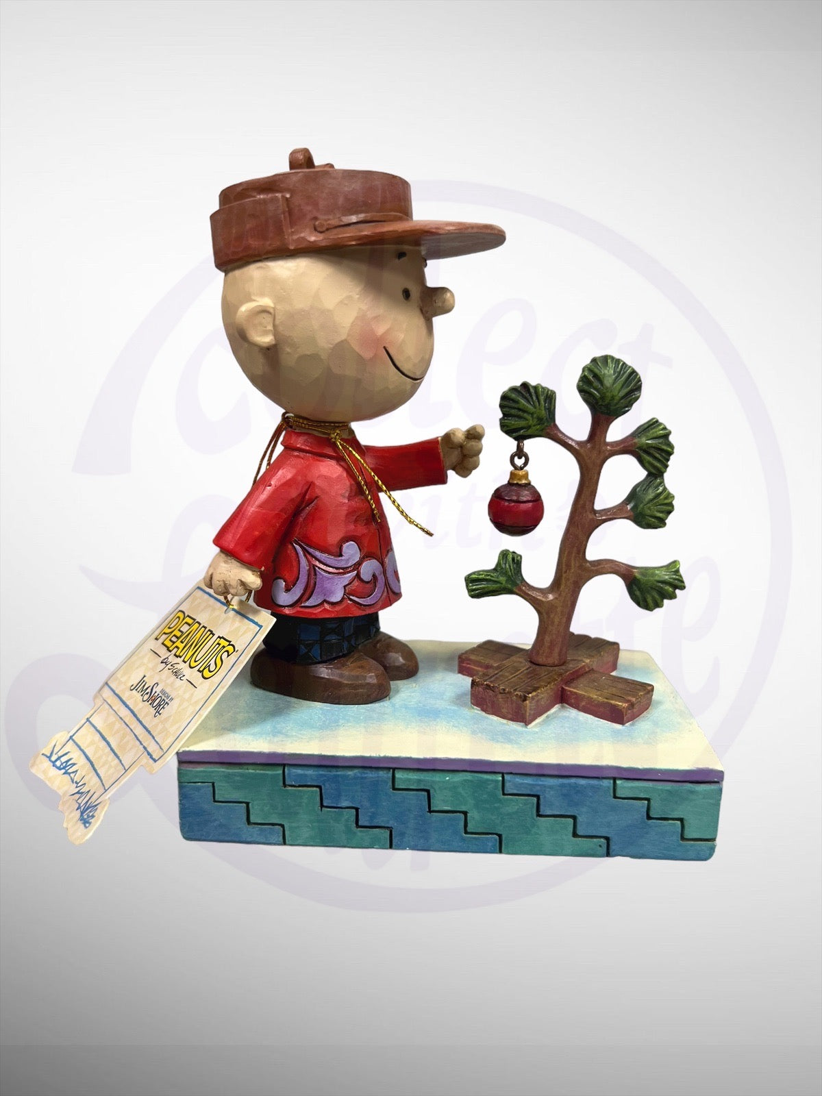 Jim Shore Peanuts - Find the Christmas Spirit Charlie Brown Tree Figurine