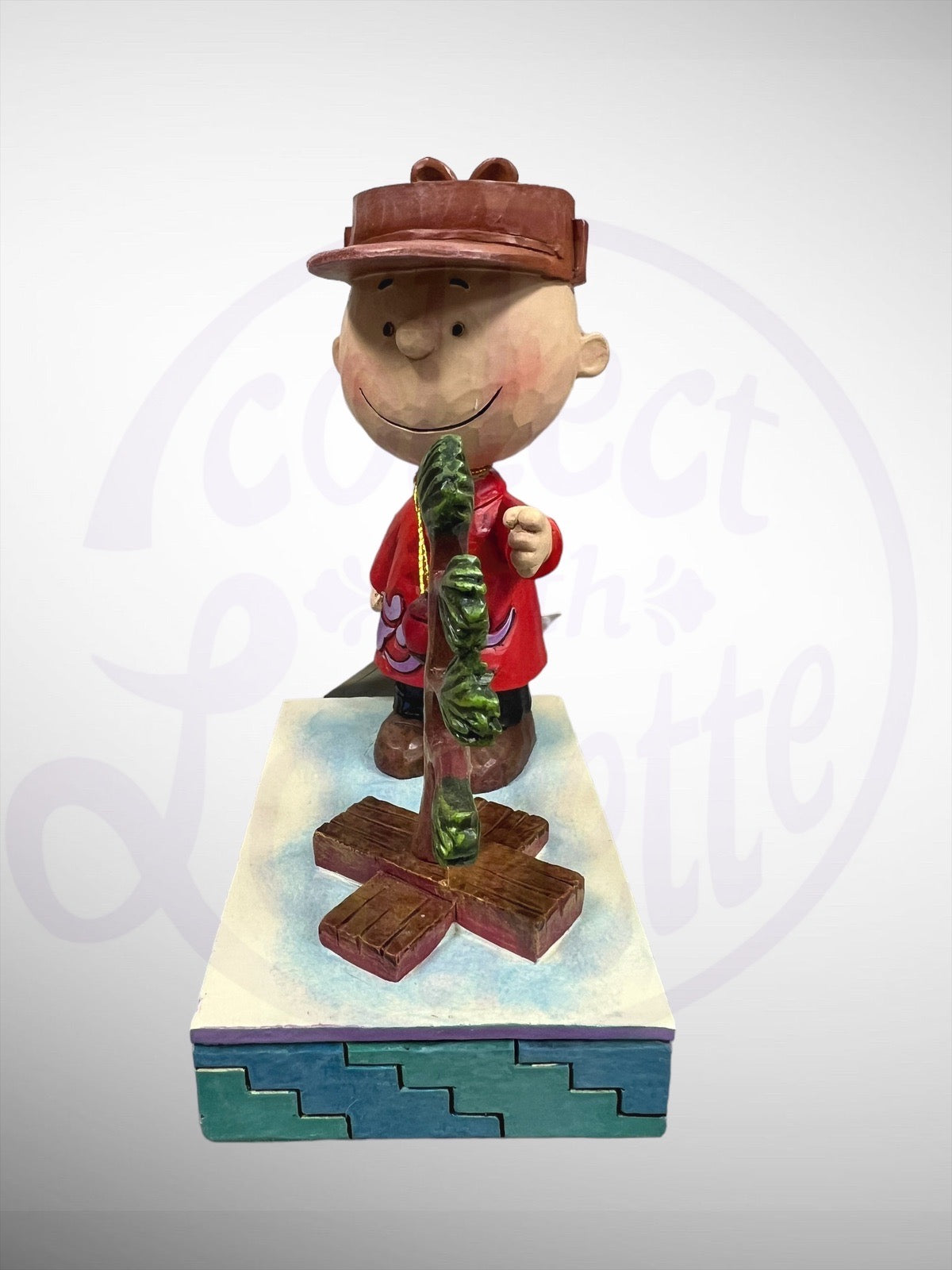 Jim Shore Peanuts - Find the Christmas Spirit Charlie Brown Tree Figurine