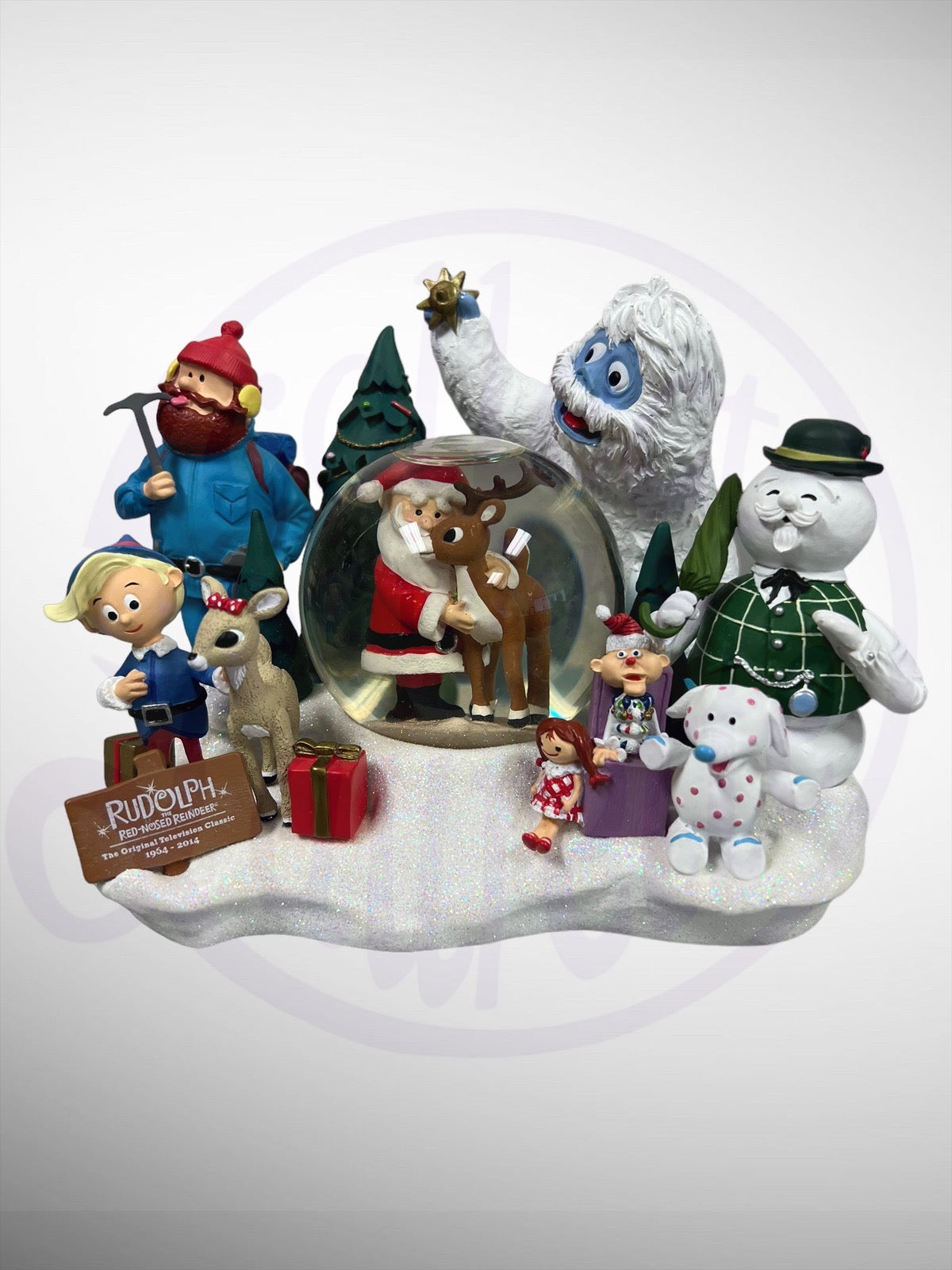 Hallmark Rudolph - Happy 50th Rudolph Anniversary Waterball Figurine