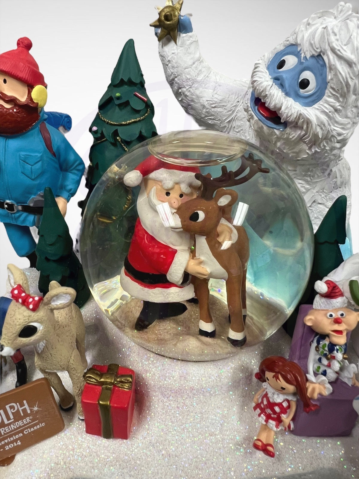 Hallmark Rudolph - Happy 50th Rudolph Anniversary Waterball Figurine
