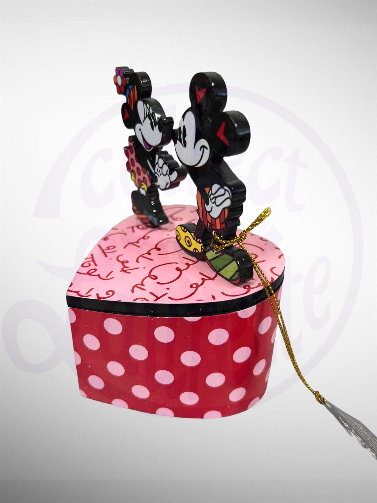 Disney by Britto Collection - Mickey & Minnie Lidded Box Figurine