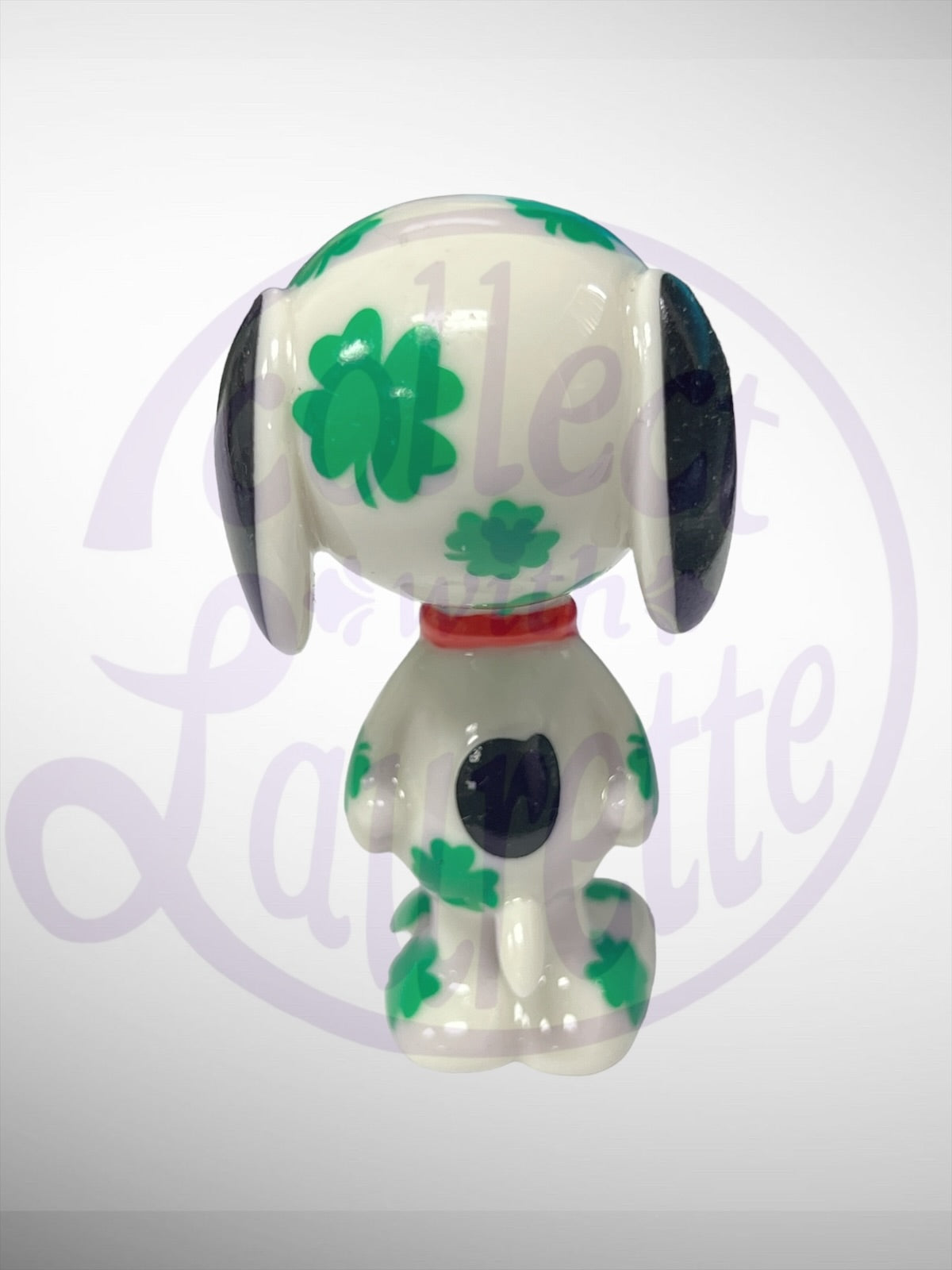 Department 56 Snoopy by Design D56 - Lucky Dog Shamrock Peanuts Figurine (No Box)