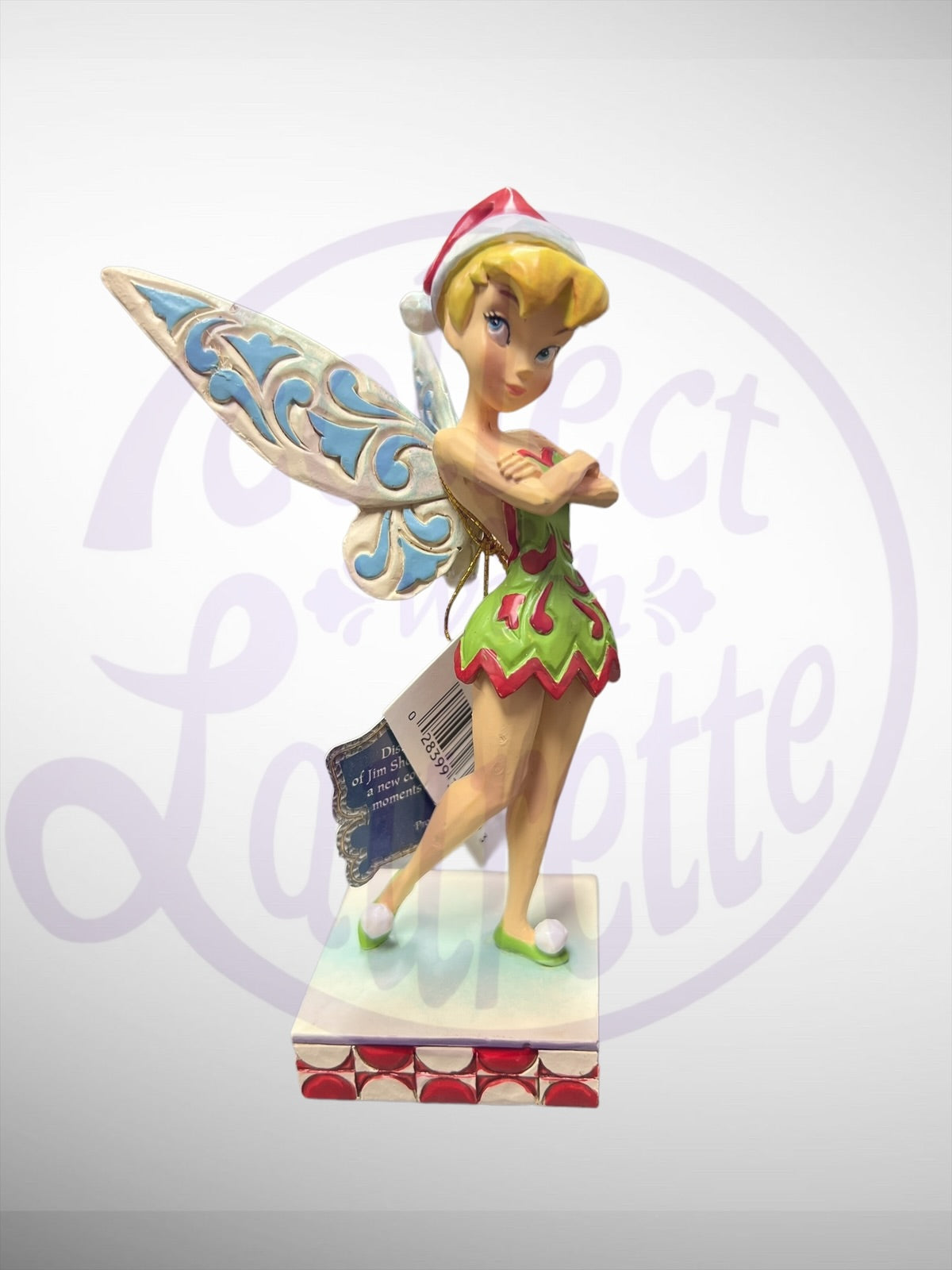 Jim Shore Disney Traditions - Cheeky Christmas Pixie Tinker Bell Personality Pose Figurine