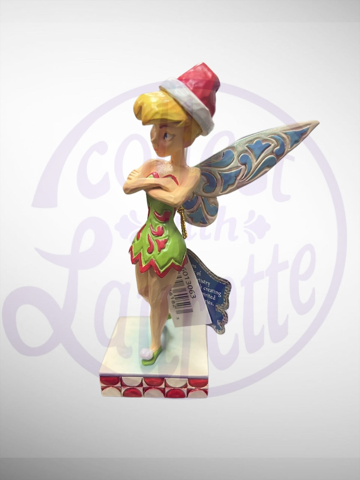 Jim Shore Disney Traditions - Cheeky Christmas Pixie Tinker Bell Personality Pose Figurine