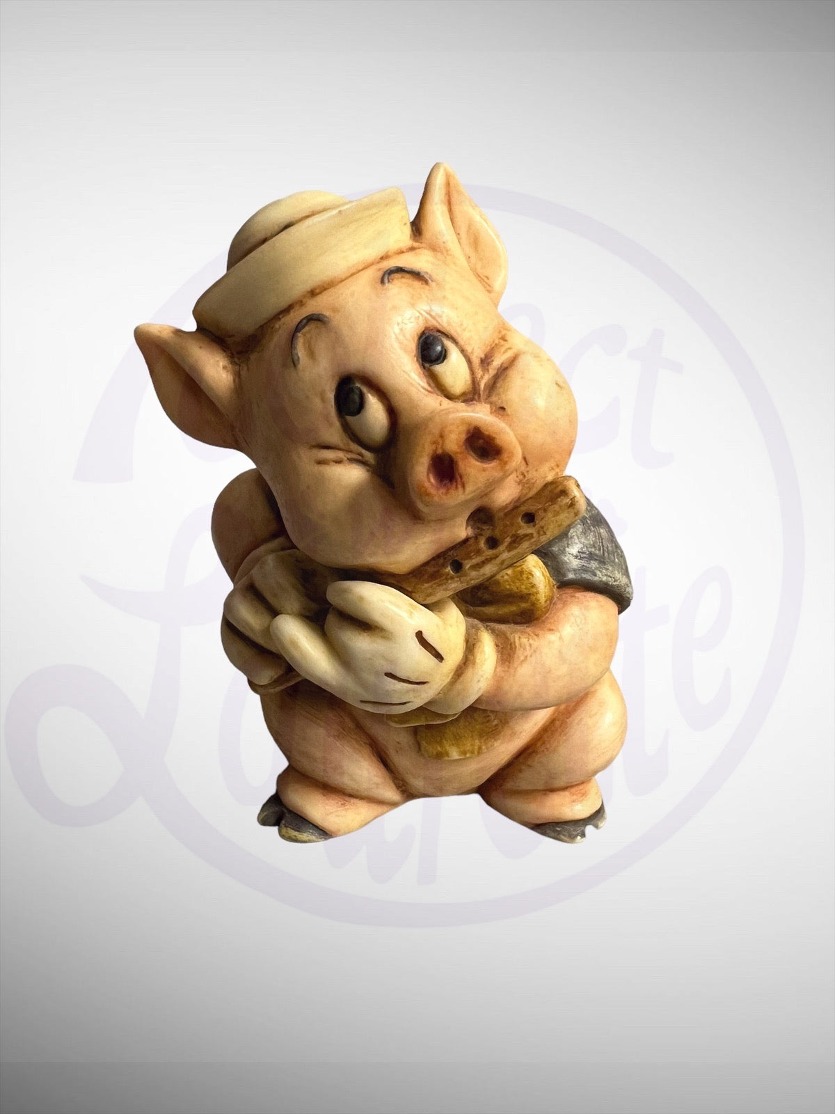 Harmony Kingdom Box - Disney Fifer Pig Three Little Pigs Figurine No Box