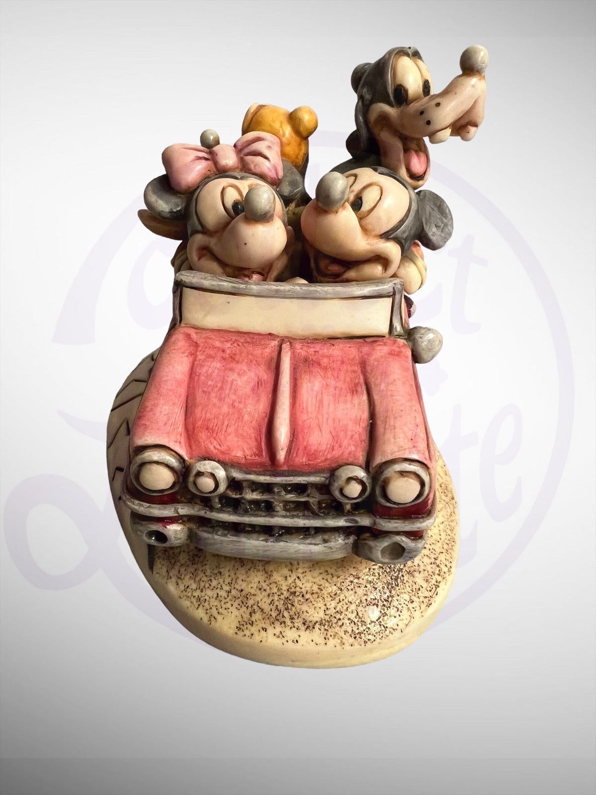 Harmony Kingdom Box - Disney Fab 5 in Hollywood Mickey Minnie Donald Goofy Pluto Figurine No Box