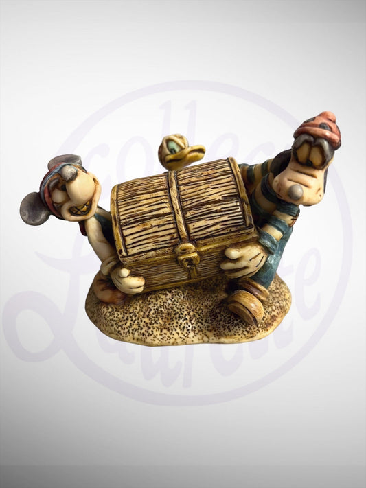 Harmony Kingdom Box - Disney A Pirate's Life For Me Mickey Donald Goofy Figurine No Box