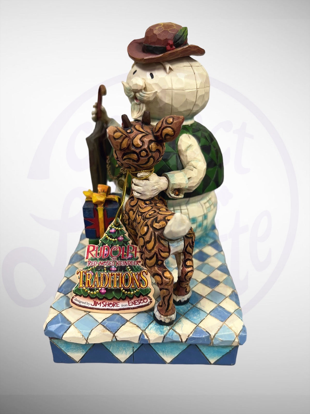 Jim Shore Rudolph Traditions - Rudolph & Sam the Snowman Figurine