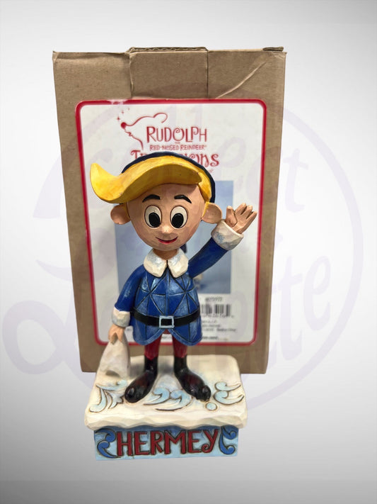 Jim Shore Rudolph Traditions - Hermey Figurine