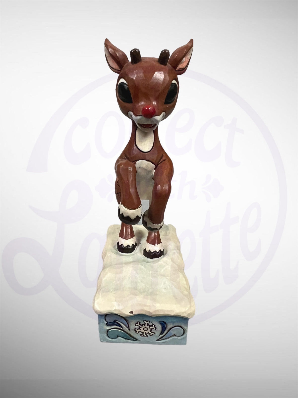 Jim Shore Rudolph Traditions - Rudolph Learning to Fly Figurine