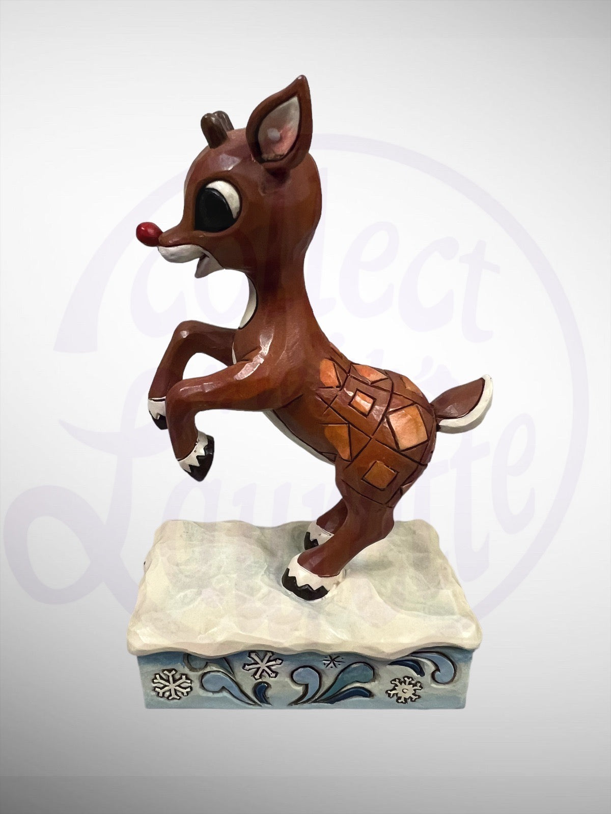 Jim Shore Rudolph Traditions - Rudolph Learning to Fly Figurine