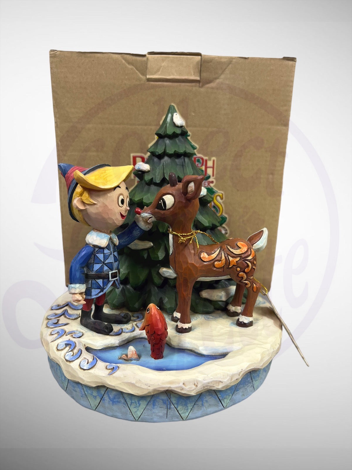 Jim Shore Rudolph Traditions - Rudolph & Hermey Figurine