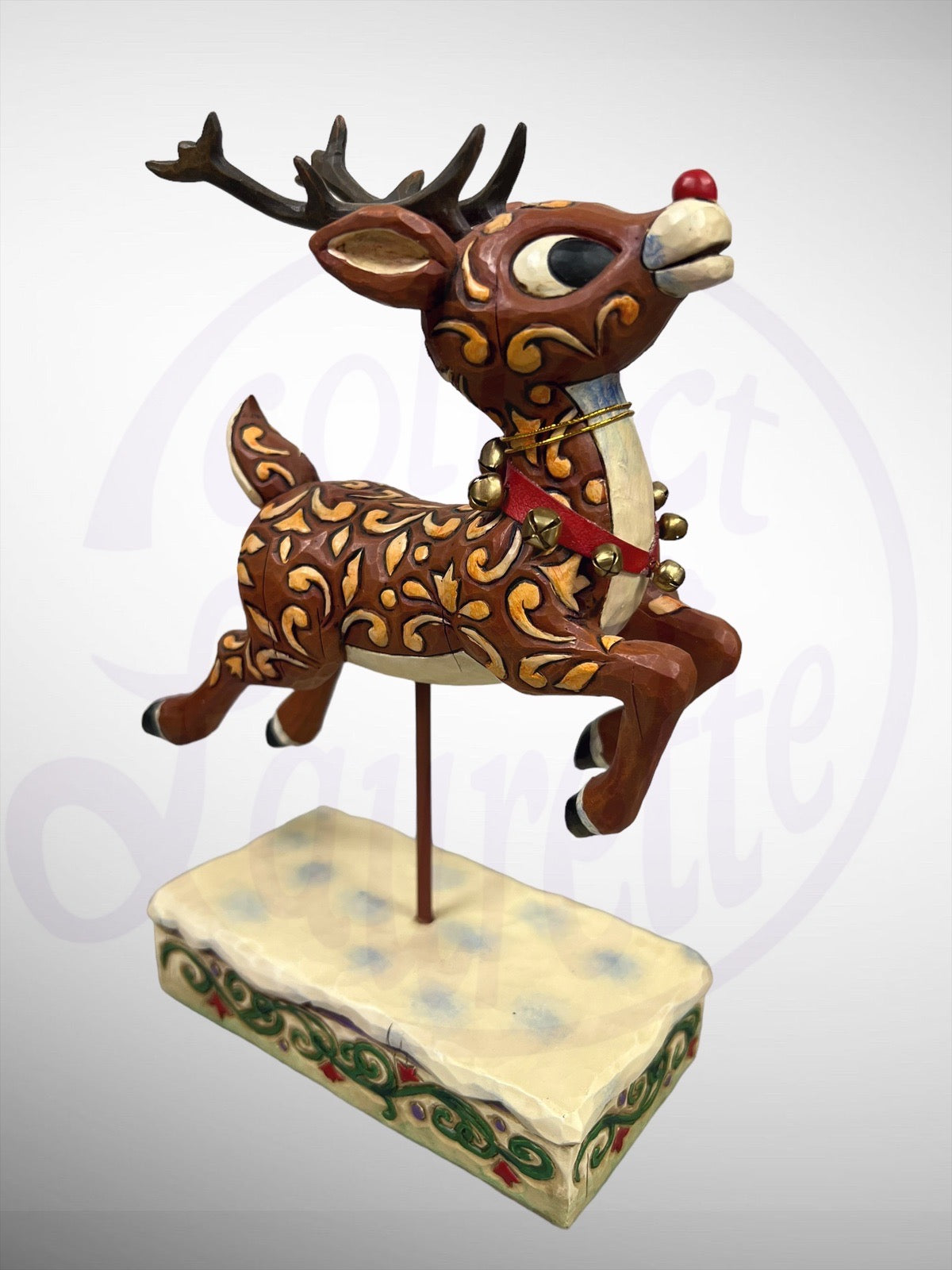 Jim Shore Rudolph Traditions - Rudolph the Red-Nosed Riendeer flying Figurine