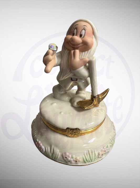 Lenox Disney Treasure Box - Snow White and the Seven Dwarfs Bashful Figurine