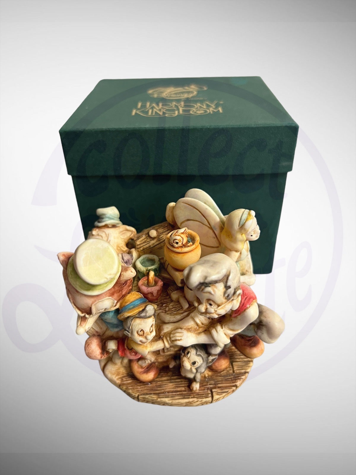 Figfine Box Harmony Kingdom Box - Disney Pinocchio's Great Adventure Figurine In B ...