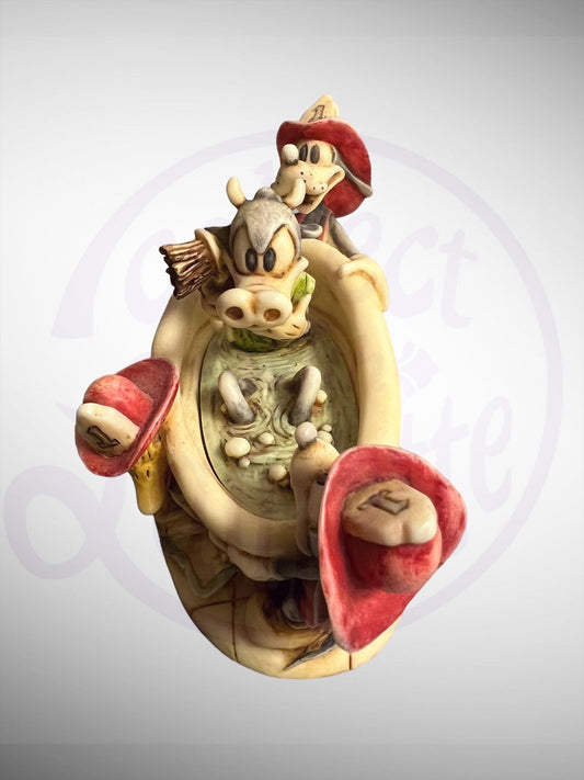 Harmony Kingdom Box - Disney Mickey's Fire Brigade Mickey Goofy Donald Clarabelle Figurine No Box
