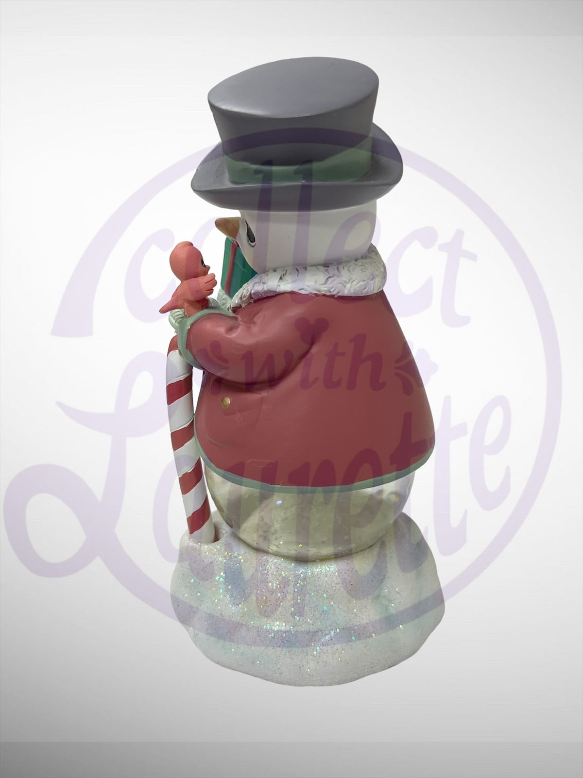 Precious Moments - Snowman with bird Water Globe Figurine